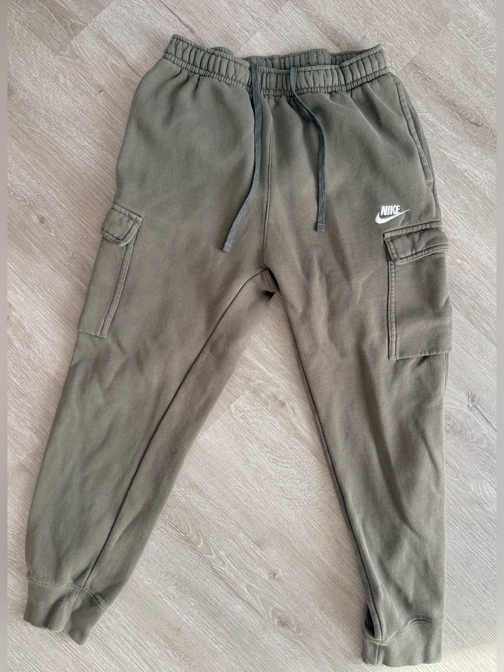 Nike Olive Green Cargo Joggers small sweat pants